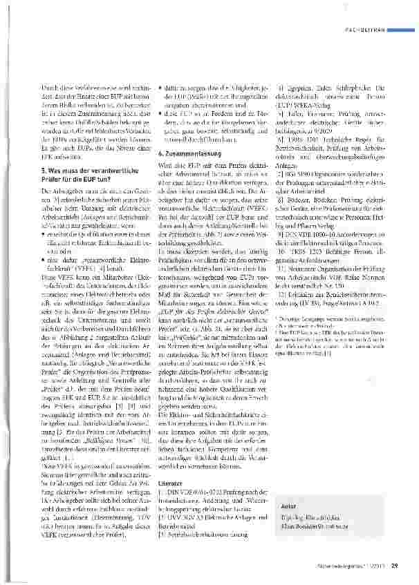 Vorschauseite 6: Wie viel Fachkenntnisse braucht eine EUP?