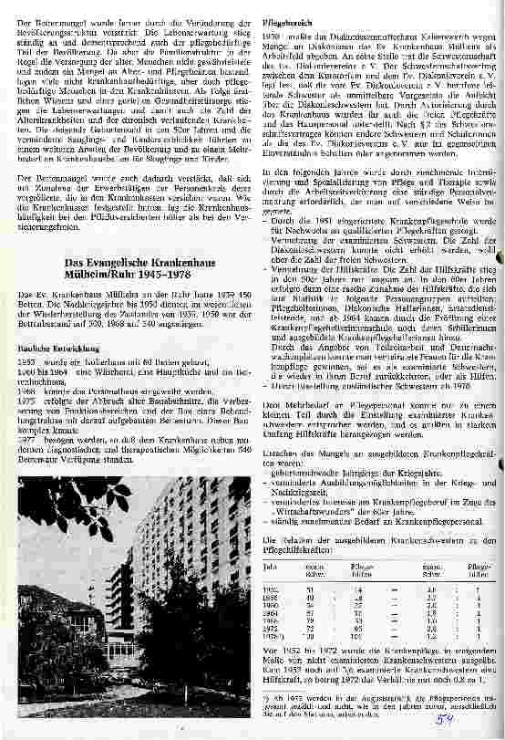 Vorschauseite 4: Das Krankenhaus von 1850 bis heute: dargestellt an einzelnen Arbeitsfeldern des evangelischen Diakonievereins