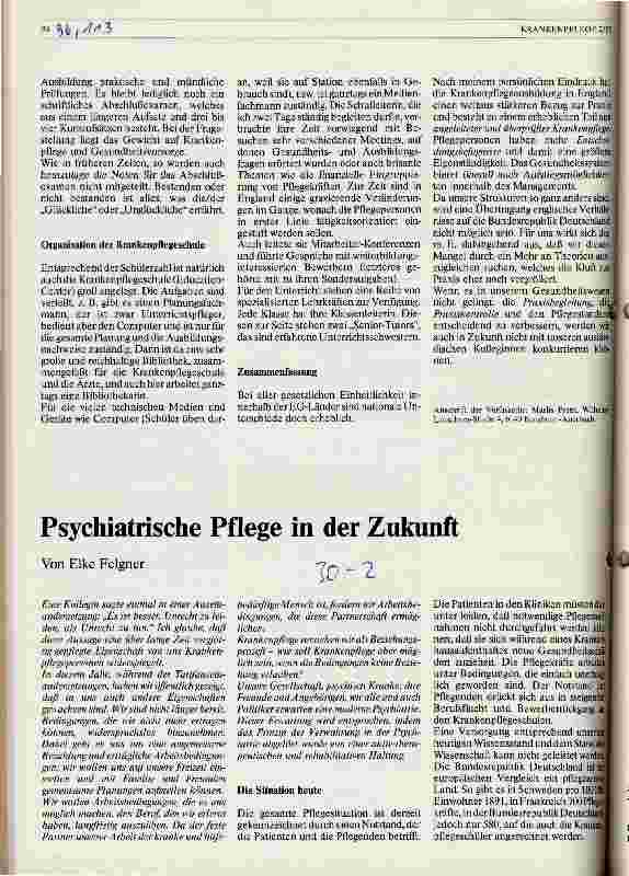 Vorschauseite 3: Besuch einer Krankenpflegeschule in Mittelengland