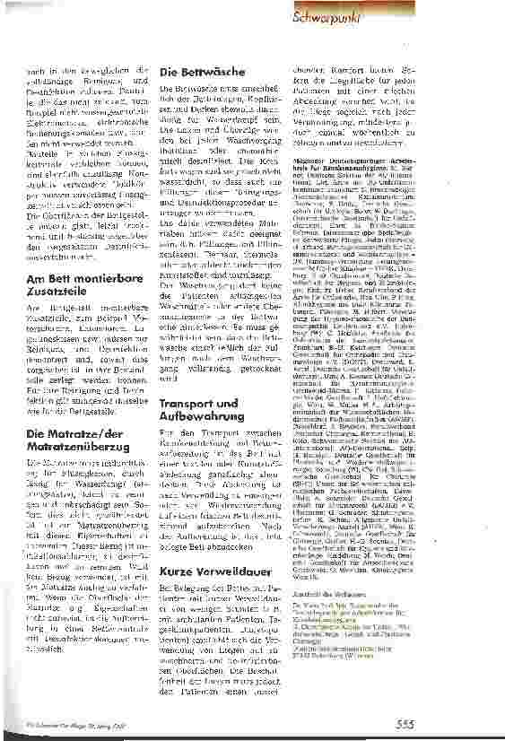 Vorschauseite 2: Hygienische Aufbereitung von Krankenbetten