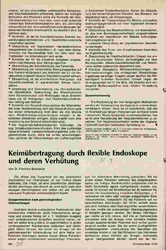 Vorschauseite 3: Maßnahmen zur Bekämpfung von Hospitalinfektionen aus der Sicht der Gesundheitsbehörde