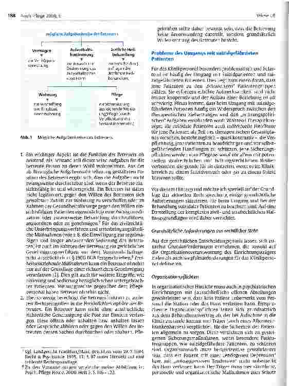 Vorschauseite 3: Recht in der psychiatrischen Pflege Teil 2