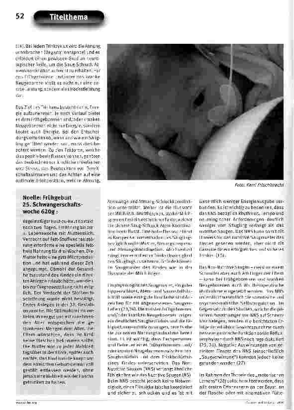 Vorschauseite 5: Stillen auf der Intensivstation