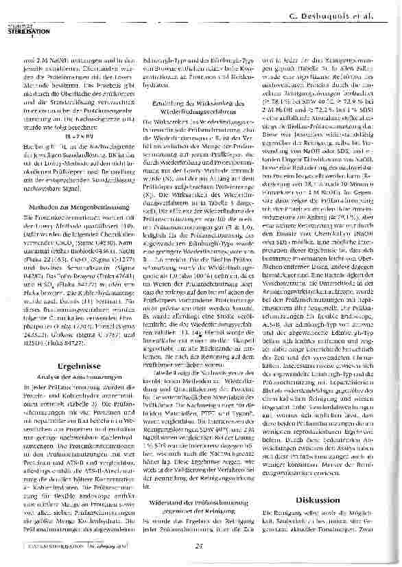 Vorschauseite 6: Bewertung künstlicher Prüfanschmutzungen für Studien zur Reinigungswirksamkeit