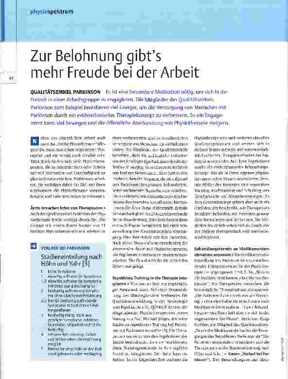 Vorschauseite 1: Zur Belohnung gibt es mehr Freude bei der Arbeit
