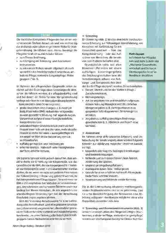 Vorschauseite 3: Ernährungsmanagement Die Bilanz ausgleichen