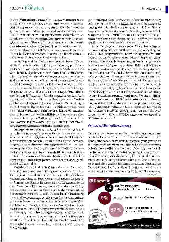 Vorschauseite 2: Erlösverteilung unter DRG-Bedingun-gen am Universitätsklinikum Münster