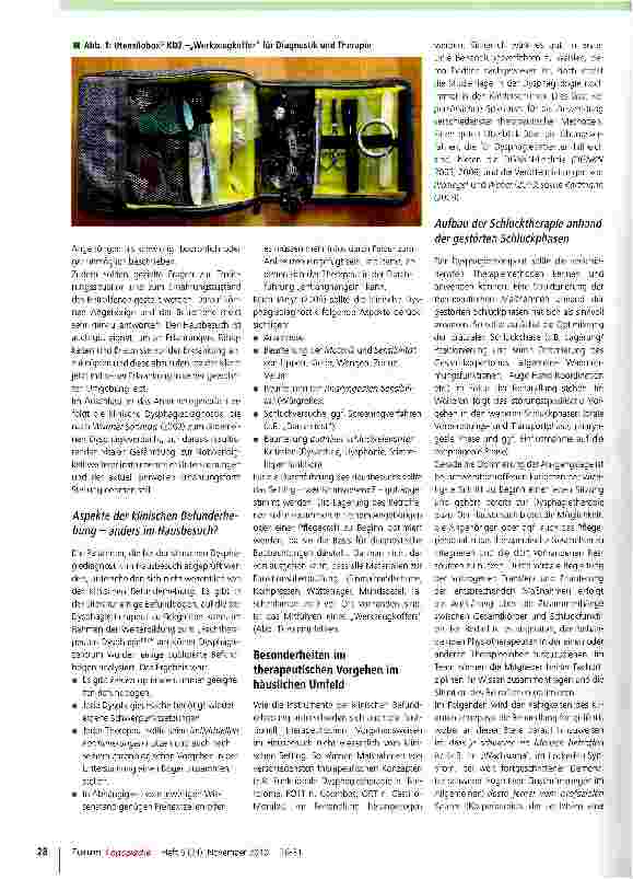 Vorschauseite 3: Ambulante Dysphagietherapie im Hausbesuch