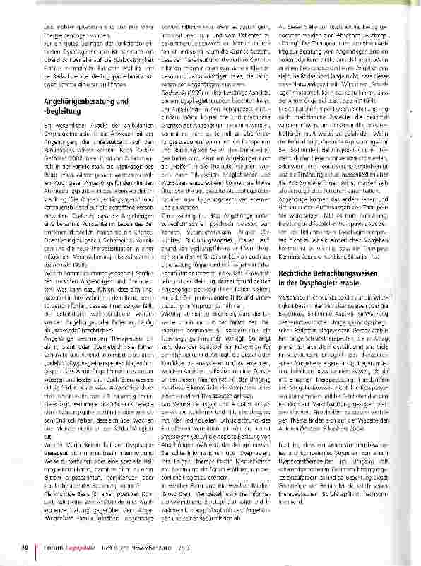 Vorschauseite 5: Ambulante Dysphagietherapie im Hausbesuch