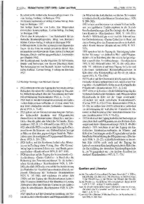 Vorschauseite 6: Michael Fischer (1887-1948) Leben und Werk eines bedeutenden Mitgestalters der katholischen Krankenpflege in Deutschland