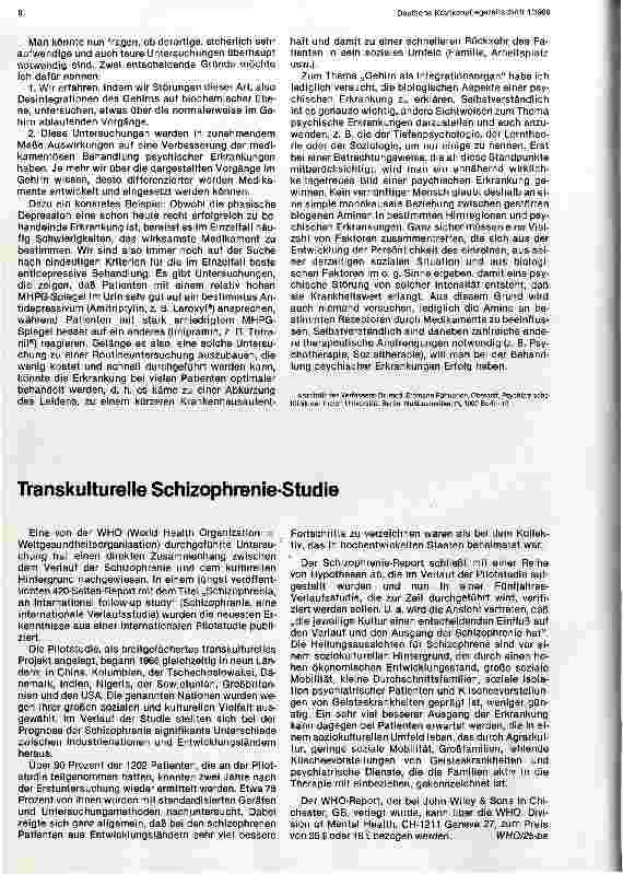Vorschauseite 4: Gibt es bestimmbare Veränderungen des Gehirns bei psychischen Erkrankungen?