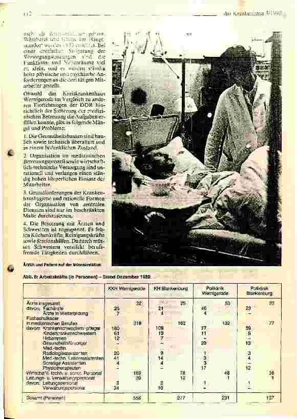 Vorschauseite 4: Krankenhäuser in Deutschland Ein Porträt des Kreiskrankenhauses-Poliklinik Wernigerode (DDR)
