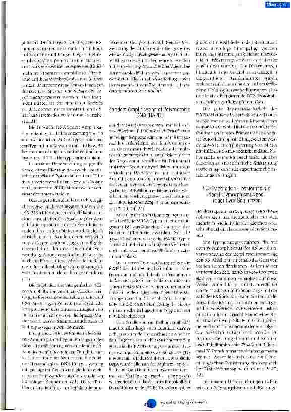 Vorschauseite 5: Typisierung Methicillin-resistenter Staphylococcus-aureus-Isolate mit Hilfe genotypischer Verfahren