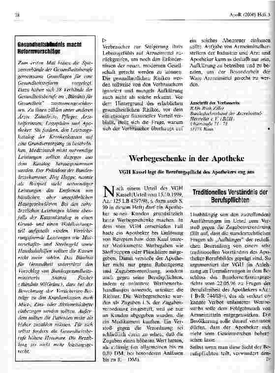Vorschauseite 5: Versand von Arzneimitteln im Internet