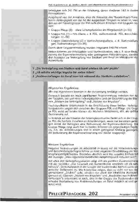 Vorschauseite 2: Studium und Beruf Neue Aspekte zu den Transferprozessen zwischen Theorie und Praxis
