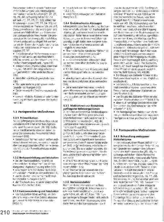 Vorschauseite 2: Prävention der nosokomialen Pneumonie Empfehlungen - Mitteilung des Robert Koch-Instituts