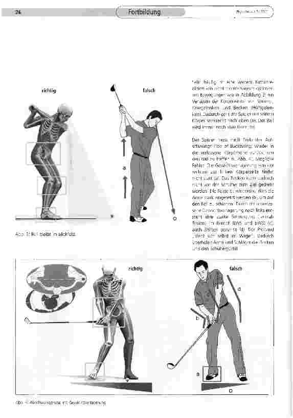 Vorschauseite 2: Fehler beim Golfschwung - „golfphysiotherapeutisch analysiert