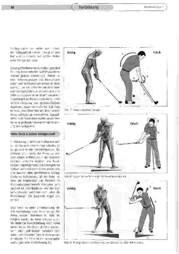 Vorschauseite 4: Fehler beim Golfschwung - „golfphysiotherapeutisch analysiert