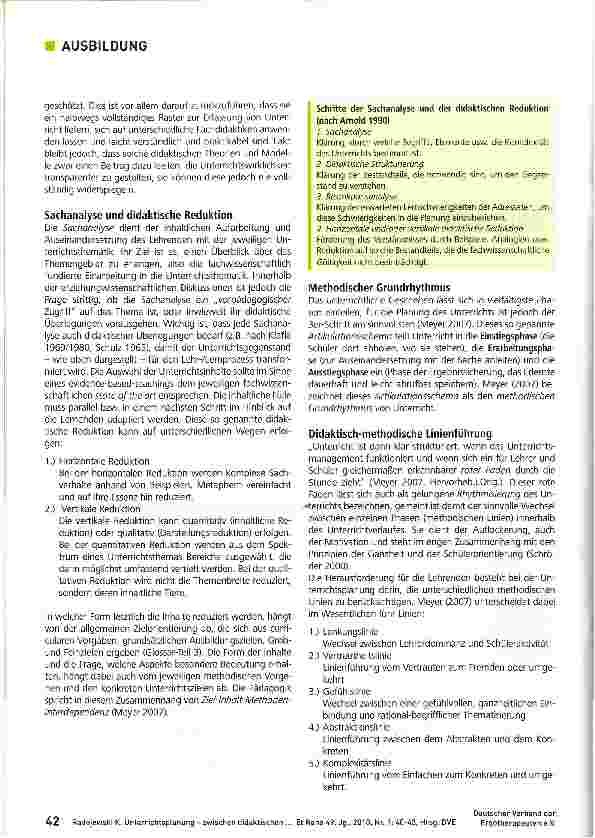 Vorschauseite 3: Ausbildungs-Glossar Teil 5 Unterrichtsplanung - zwischen didaktischen Planungsmodellenund Unterrichtswirklichkeit