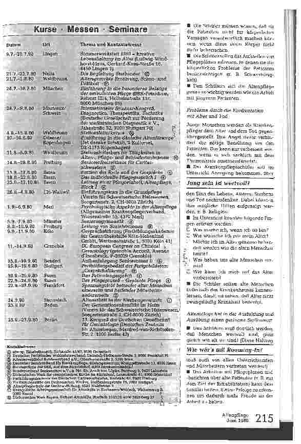 Vorschauseite 3: Zur Situation alter Menschen im Krankenhaus