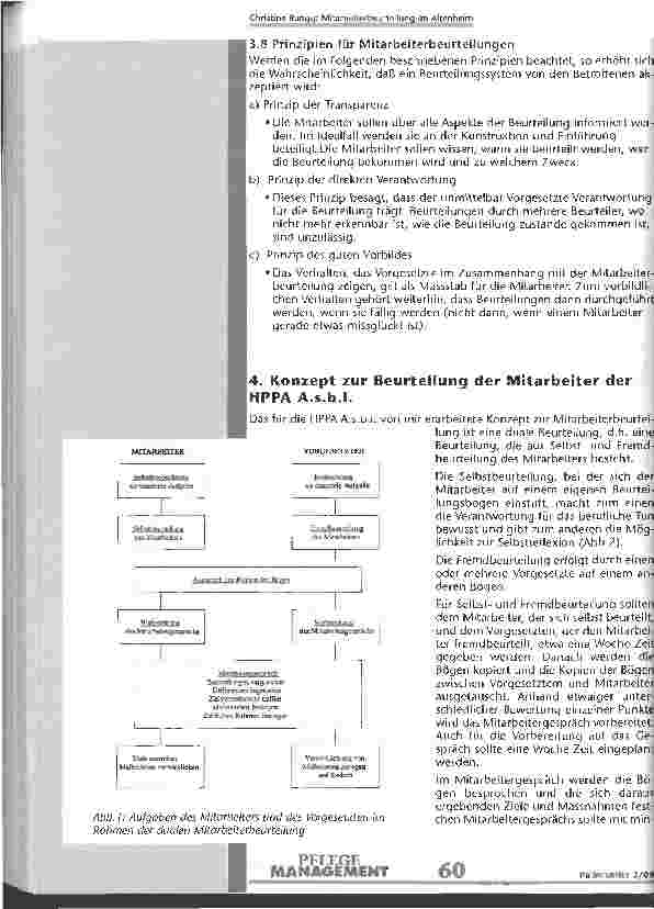 Vorschauseite 5: Mitarbeiterbeurteilung im Altenheim Eine Studie zur Beurteilung der Arbeitssituation aus der Sicht der Pflegenden eines schweizerischen Krankenhauses