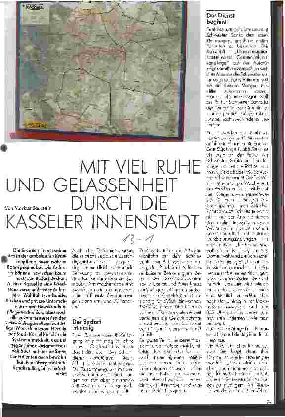 Vorschauseite 1: Mit viel Ruhe und Gelassenheit durch die Kasseler Innenstadt