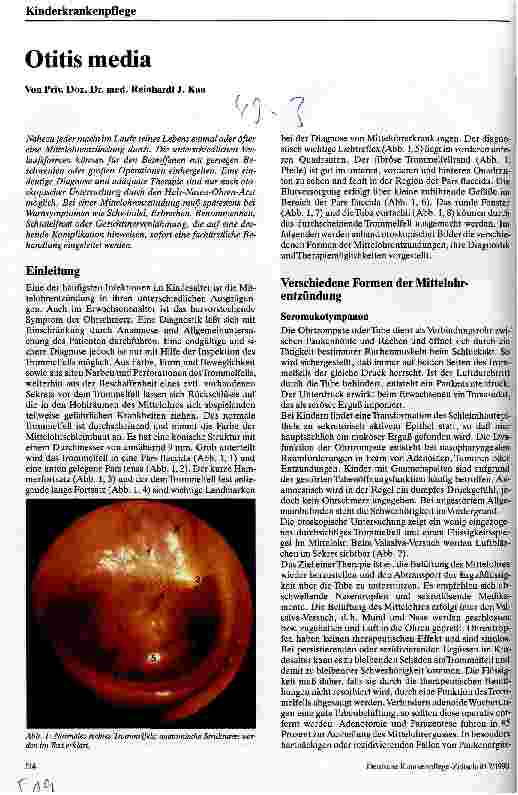 Vorschauseite 1: Otitis media