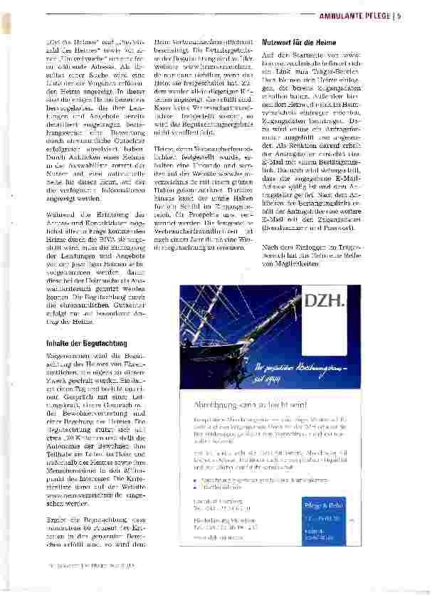 Vorschauseite 2: Hilfe bei der Suche nach dem passenden Altenheim