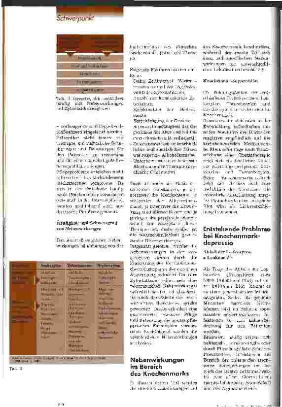 Vorschauseite 3: Pflegerische Intervention bei chemotherapierten Patienten 1. Teil