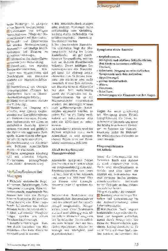 Vorschauseite 5: Pflegerische Intervention bei chemotherapierten Patienten 1. Teil