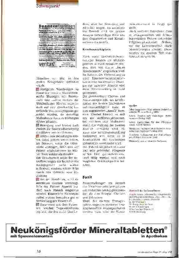 Vorschauseite 6: Pflegerische Intervention bei chemotherapierten Patienten 1. Teil