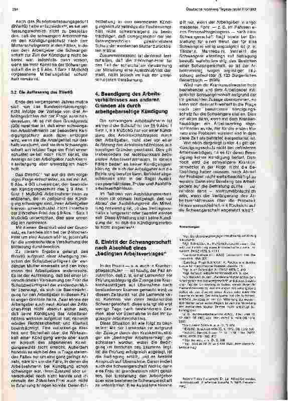 Vorschauseite 2: Der besondere Kündigungsschutz für Schwangere nach dem Mutterschutzgesetz