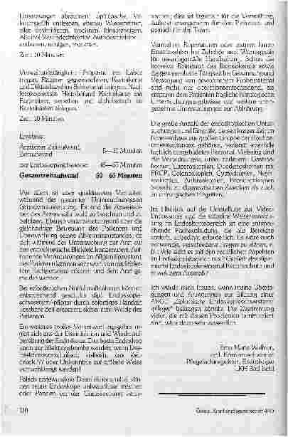 Vorschauseite 2: Bildung einer Arbeitsgemeinschaft Dipl. Endoskopieschwestern/-pfleger