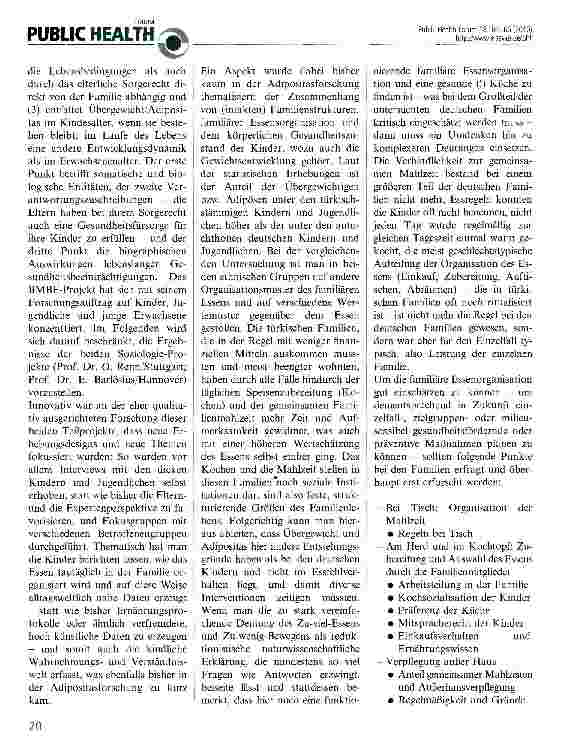Vorschauseite 2: Adipositas bei Kindern und Jugendlichen und der Einfluss der Familie