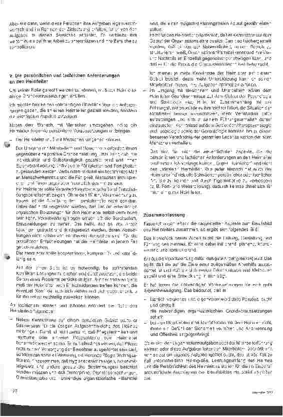 Vorschauseite 6: Das Berufsbild des Heimleiters Kuratorium Deutsche Altershilfe