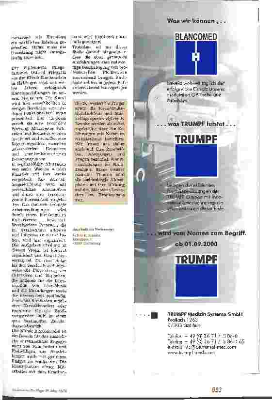 Vorschauseite 3: Kunst als Element der Öffentlichkeitsarbeit Kunst im Krankenhaus
