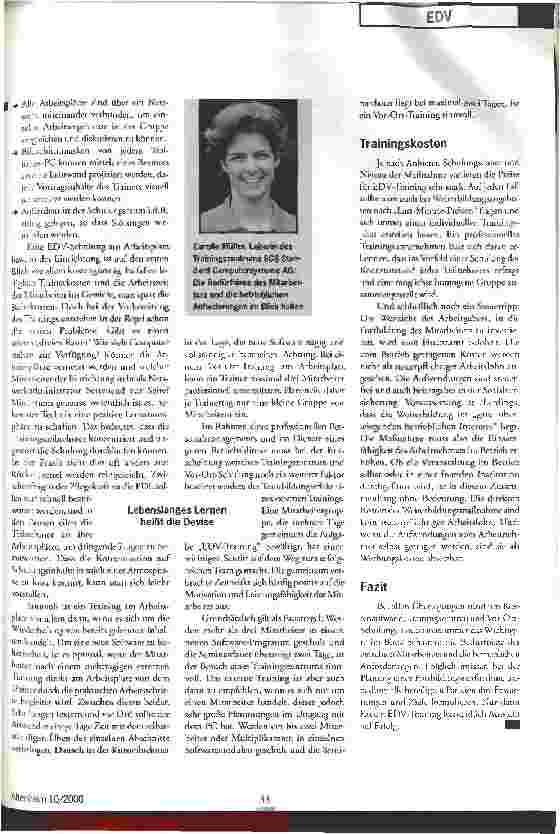 Vorschauseite 3: Gewusst wie EDV-Training für Pflegemitarbeiter