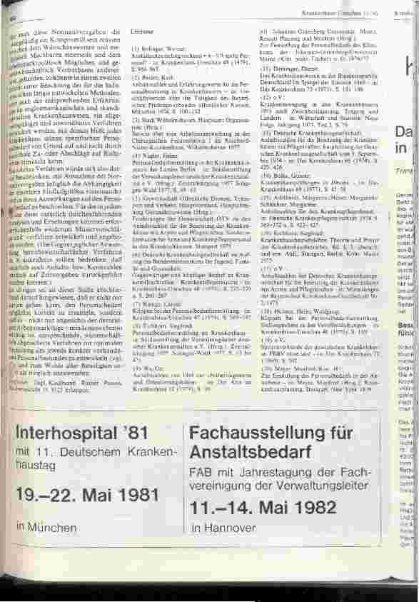 Vorschauseite 6: Bericht über den Versuch einer Personalbedarfsberechnung am Beispiel des Pflegedienstes