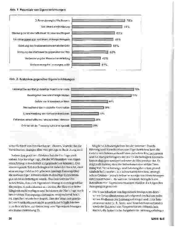 Vorschauseite 3: Eigeneinrichtungen innerhalb der GKV - Eine Bewertung aus ökonomischer Sicht
