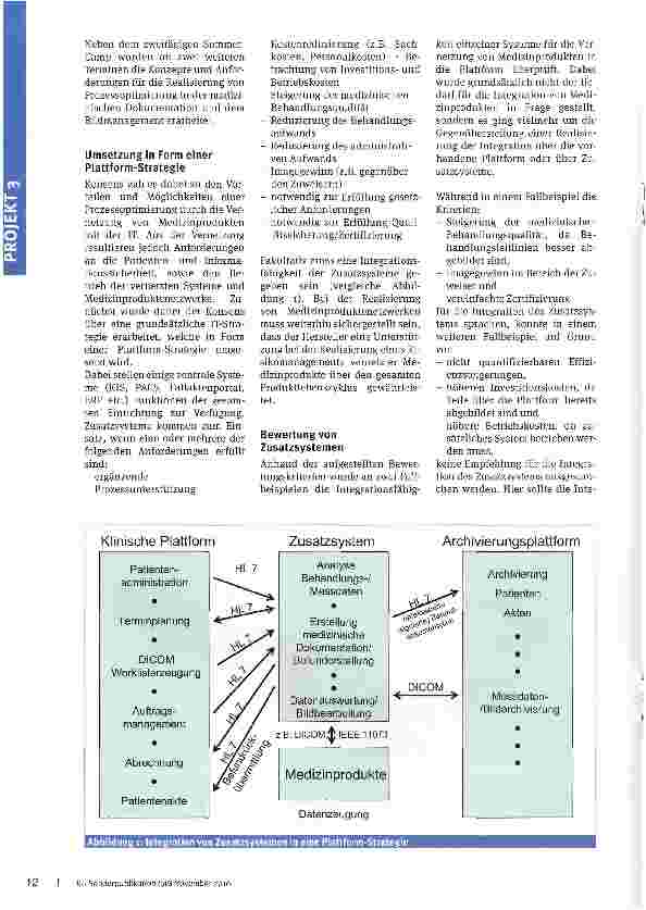 Vorschauseite 3: IT meets Medizintechnik Prozessoptimierung in der medizinischen Dokumentation und dem Bildmanagement