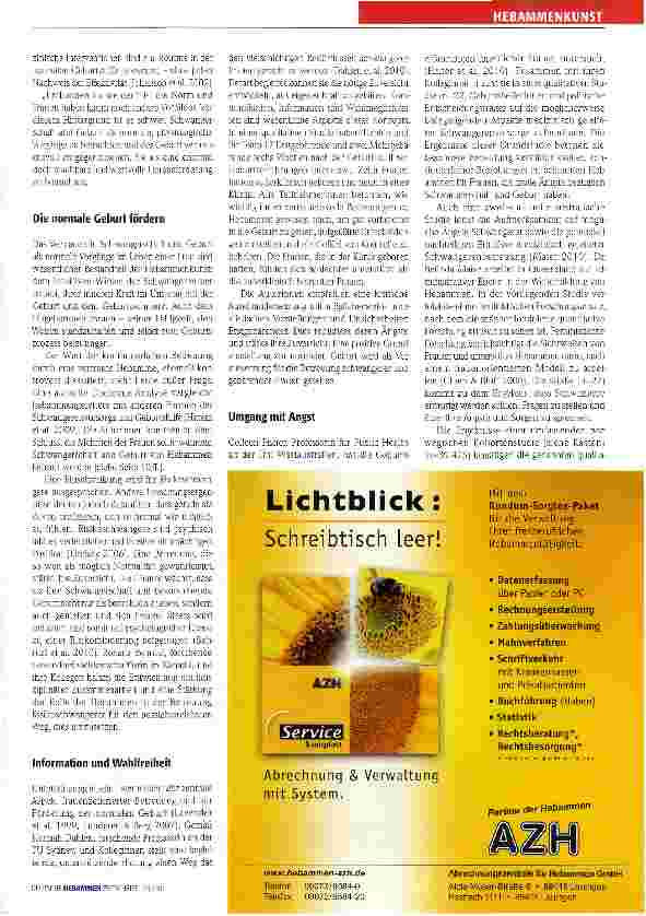 Vorschauseite 2: Vertrauen in die normale Geburt