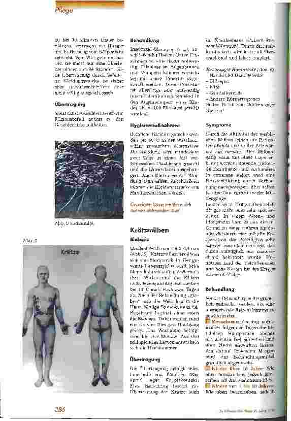 Vorschauseite 4: Körperungeziefer immer häufiger Hygienemaßnahmen