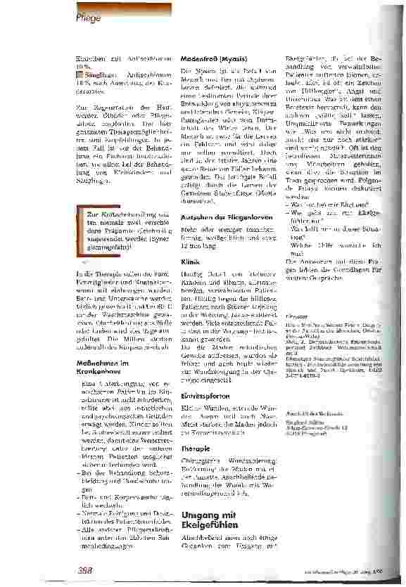 Vorschauseite 5: Körperungeziefer immer häufiger Hygienemaßnahmen