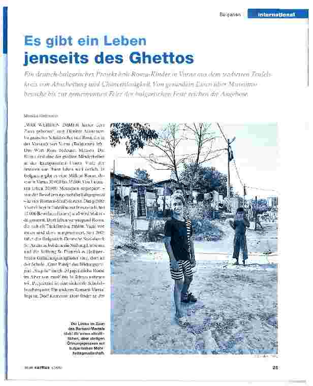 Vorschauseite 1: Es gibt ein Leben jenseits des Ghettos