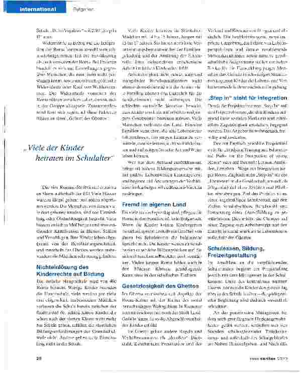 Vorschauseite 2: Es gibt ein Leben jenseits des Ghettos