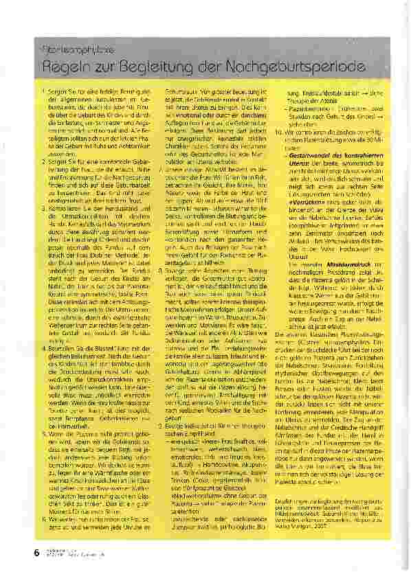 Vorschauseite 3: Zurückhaltung üben