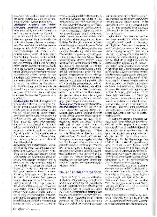 Vorschauseite 5: Zurückhaltung üben