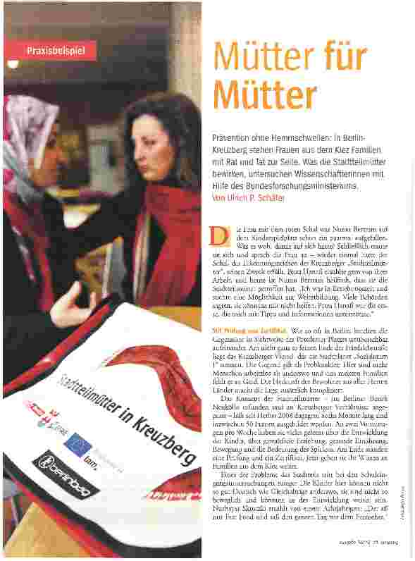Vorschauseite 1: Mütter für Mütter
