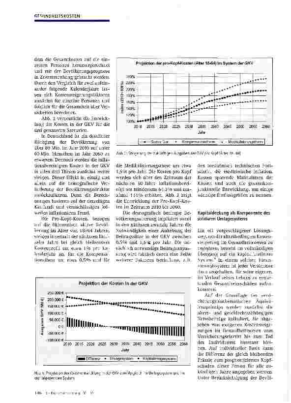 Vorschauseite 3: Über die demografisch bedingte Entwicklung der Gesundheitskosten