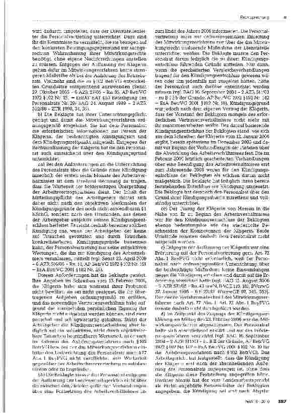 Vorschauseite 4: Mitwirkungsverfahren bei Wartezeitkündigung